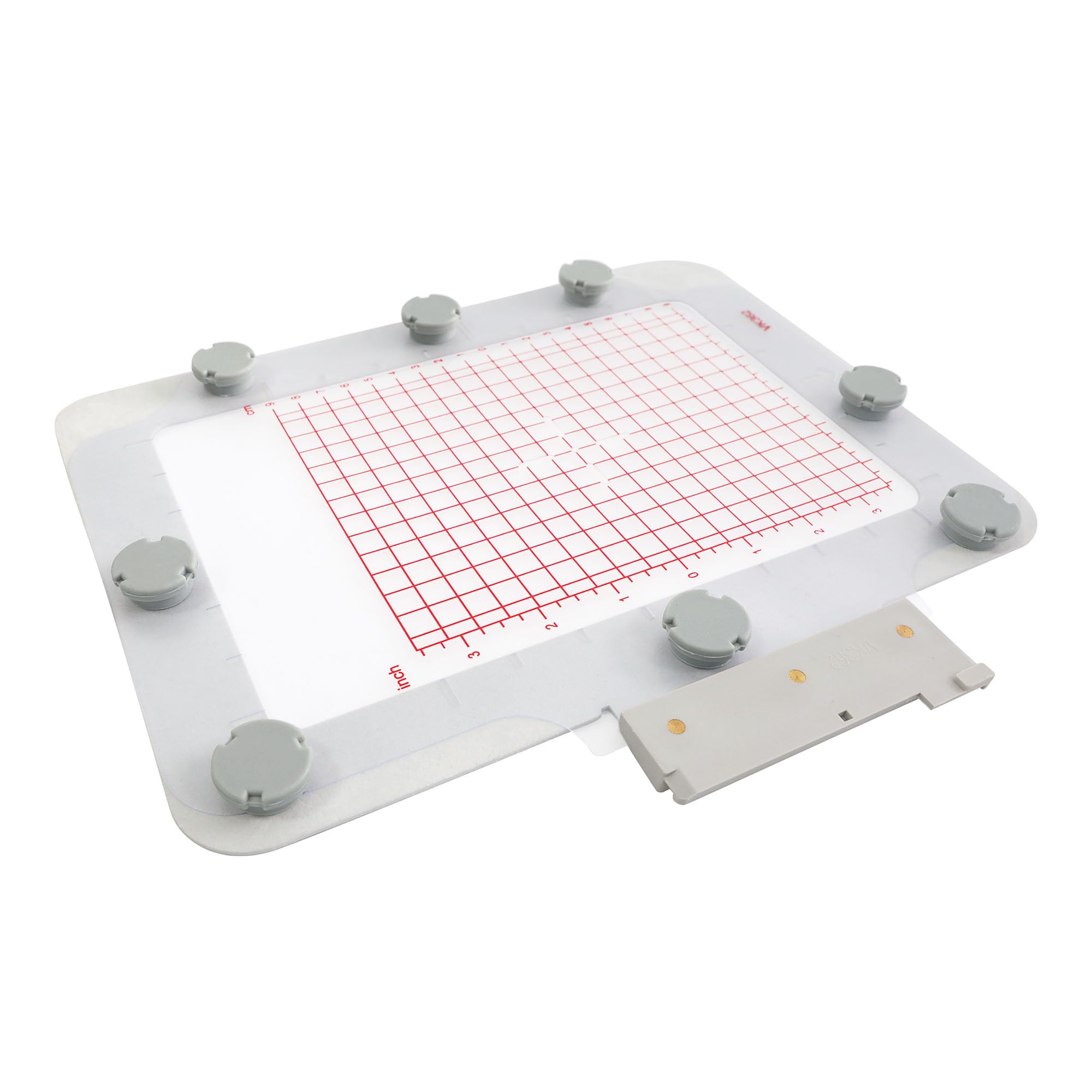 MagnaHoop Magnetic Hoop for Husqvarna Viking Designer Diamond Deluxe Ruby Royale Topaz Pfaff Creative Sensation Vision, Metal Magnet Embroidery Machine Sash Frame (5x7-VK362)