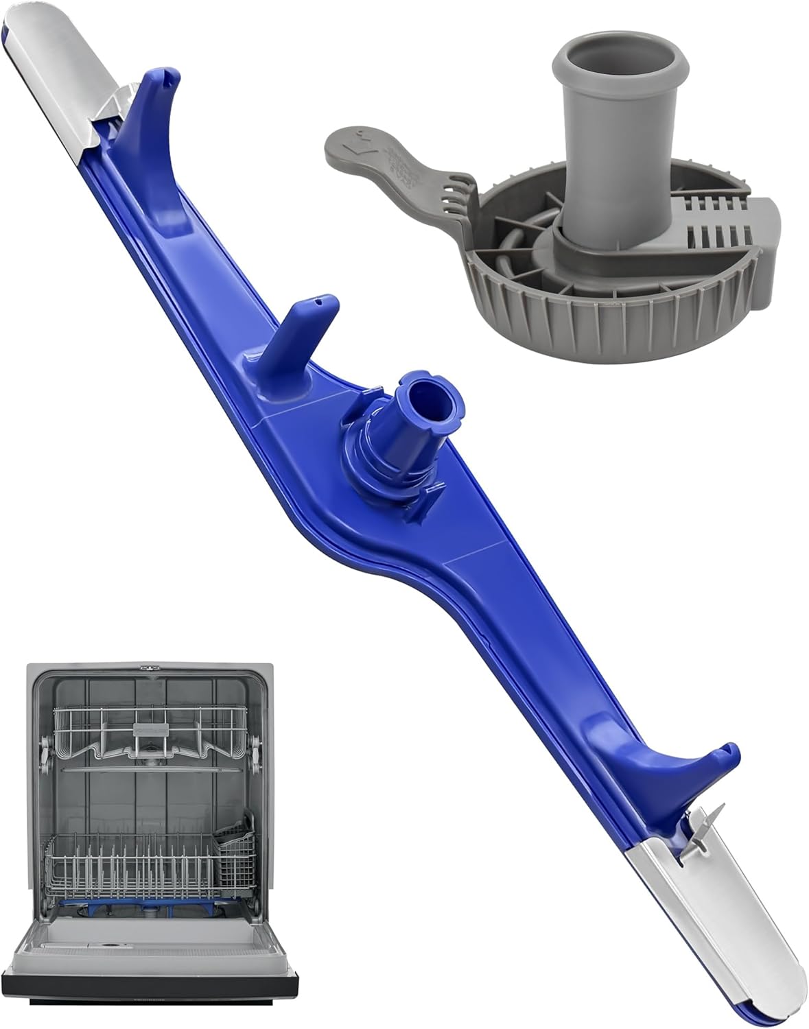 5304517203 1545680 Dishwasher Lower Spray Arm Set-Complete with 5304518968 Support & 5304506518 Filter-Compatible with Frigidaire Kenmore 154568002 154414101 154250901 EAP12585623 4840174 154250801 5304517203 1545680 Dishwasher Lower Spray Arm Set-Complete with 5304518968 Support & 5304506518 Filter-Compatible with Frigidaire Kenmore 154568002 154414101 154250901 EAP12585623 4840174 154250801