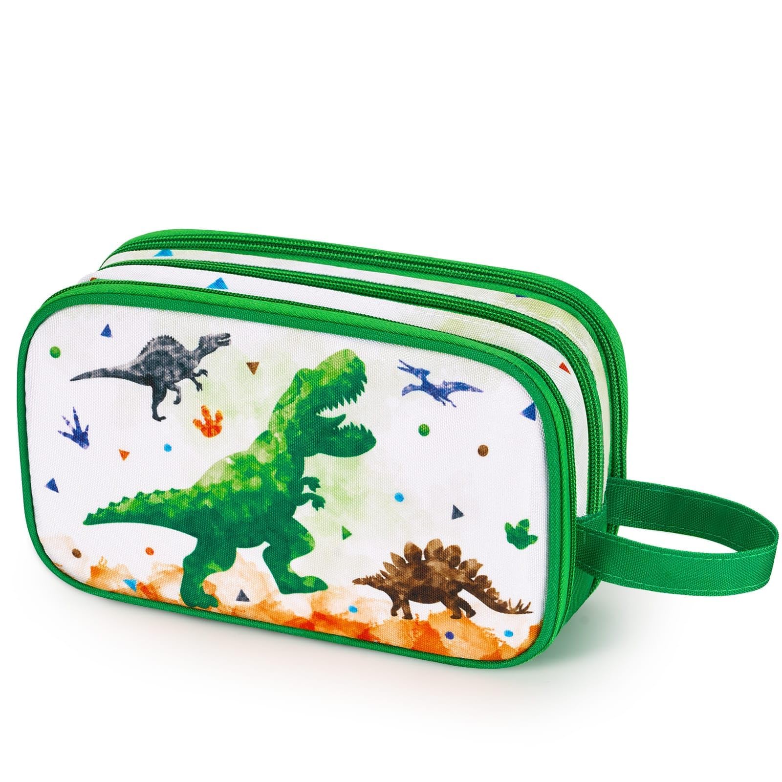 Dinosaur Toiletry Bag - Travel Toiletry Bag for Boys Kids Christmas Birthday Gift Toiletries Makeup Cosmetic Pouch Camping Traveling Toiletry Case