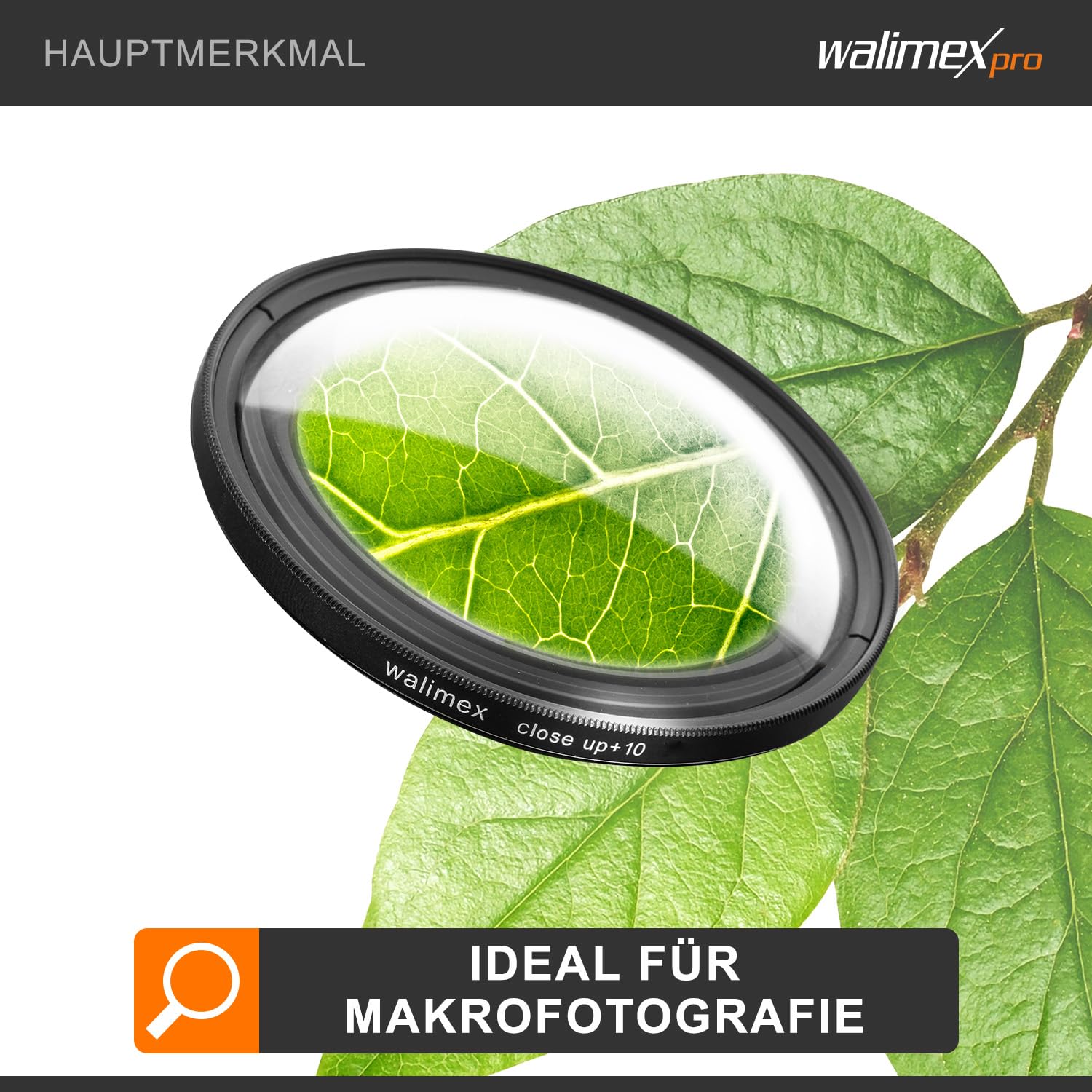 Walimex Close up Makrolinsen-Set 62mm inkl. +1/+2/+4/+10 Dioptrien