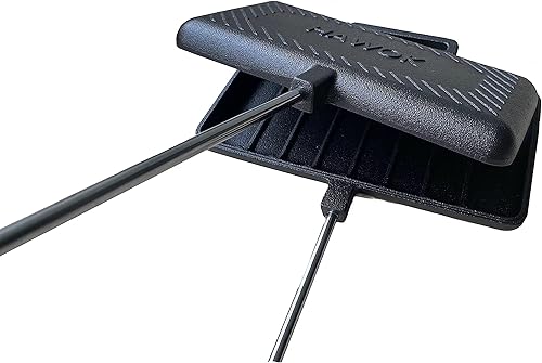 Miniatura 7 de HAWOK Pre-sazonado hierro fundido horno holandés camping cocina set con caja de almacenamiento de transporte