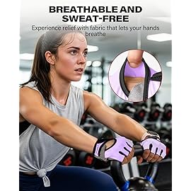 VINSGUIR Workout Gloves for Men and Women, Weight Lifting Gloves with Excellent Grip, Lightweight for Gym Exercise, Cycling, Cross Training, Pull ups, Fitness, Climbing and Rowing