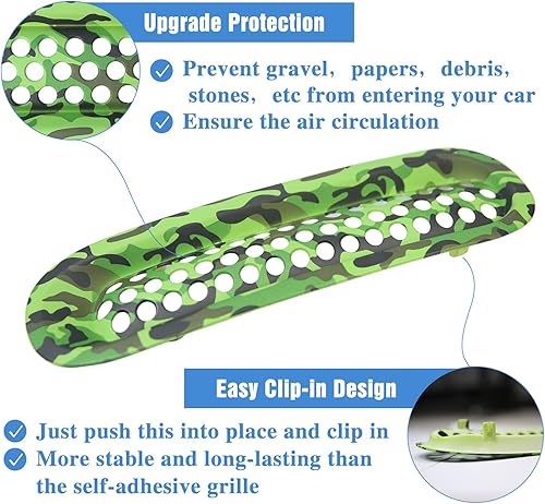 Miniatura 5 de Para Jeep Wrangler JK Parrilla Inserts, cubierta de rejilla frontal de malla protectora con clip para Jeep Wrangler JK JKU Unlimited Sport Freedom