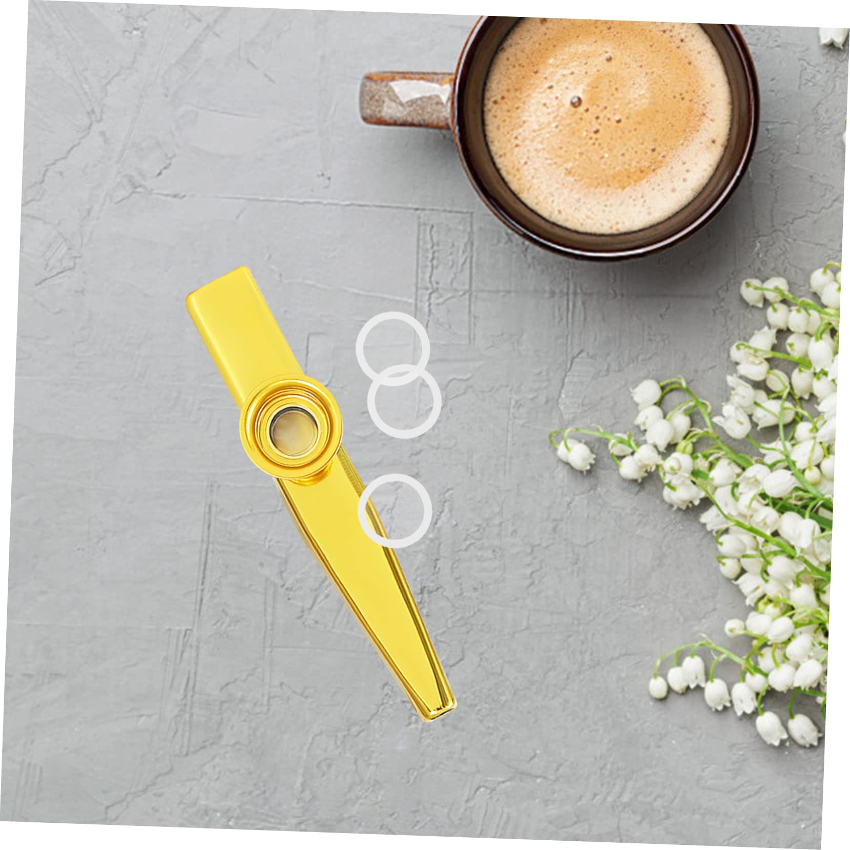 VICASKY 60Pcs Diaphragms Membranes for Flute Easy to Install Remove Durable Films Present for Musicians Safe Material