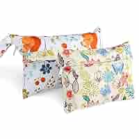 Borsa Impermeabile Per Pannolini - Doppia Tasca, Lavabile (Rosa) - Foto 6