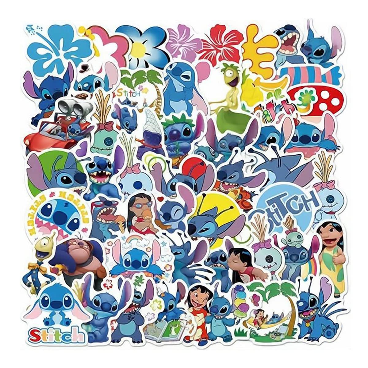 Amazon.co.jp: 50枚 スティッチ ステッカー セット 防水ステッカー