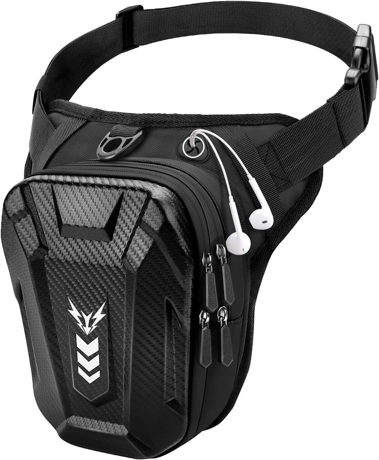 ISEYOU Thigh Bag for Women Men, Motorcycle Leg Bag with Leg Strap, Expandable Storage Multifunctional Gear Bags for Racing Bike Cycling Horse Riding Hiking Camping Fishing Travel Outdoor