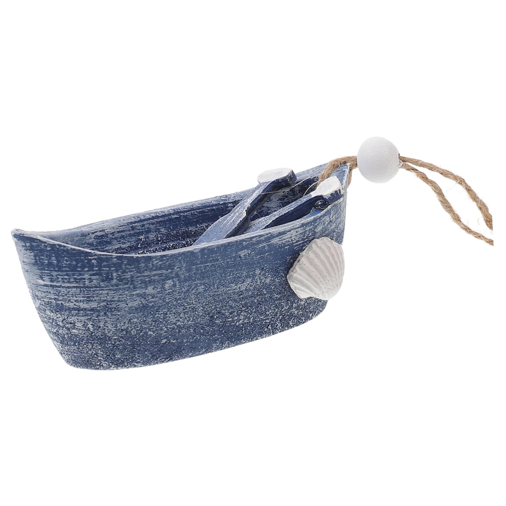 Alipis Nautical Sailboat Model Wooden Ornament Mediterranean Style Home Decor for Tabletop Details Compact and Lightweight Sailboat Craft for Ocean Themed Decoration