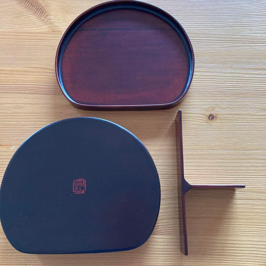 懐石道具 瓢箪形 信玄弁当 秀衡塗模様 三段弁当箱 千筋内朱五客揃 紙箱 懐石道具 瓢箪形 信玄弁当 秀衡塗模様 三段弁当箱 千筋内朱五客揃 紙箱