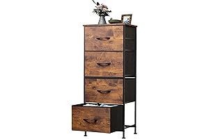 WLIVE Narrow Dresser for Small Spaces