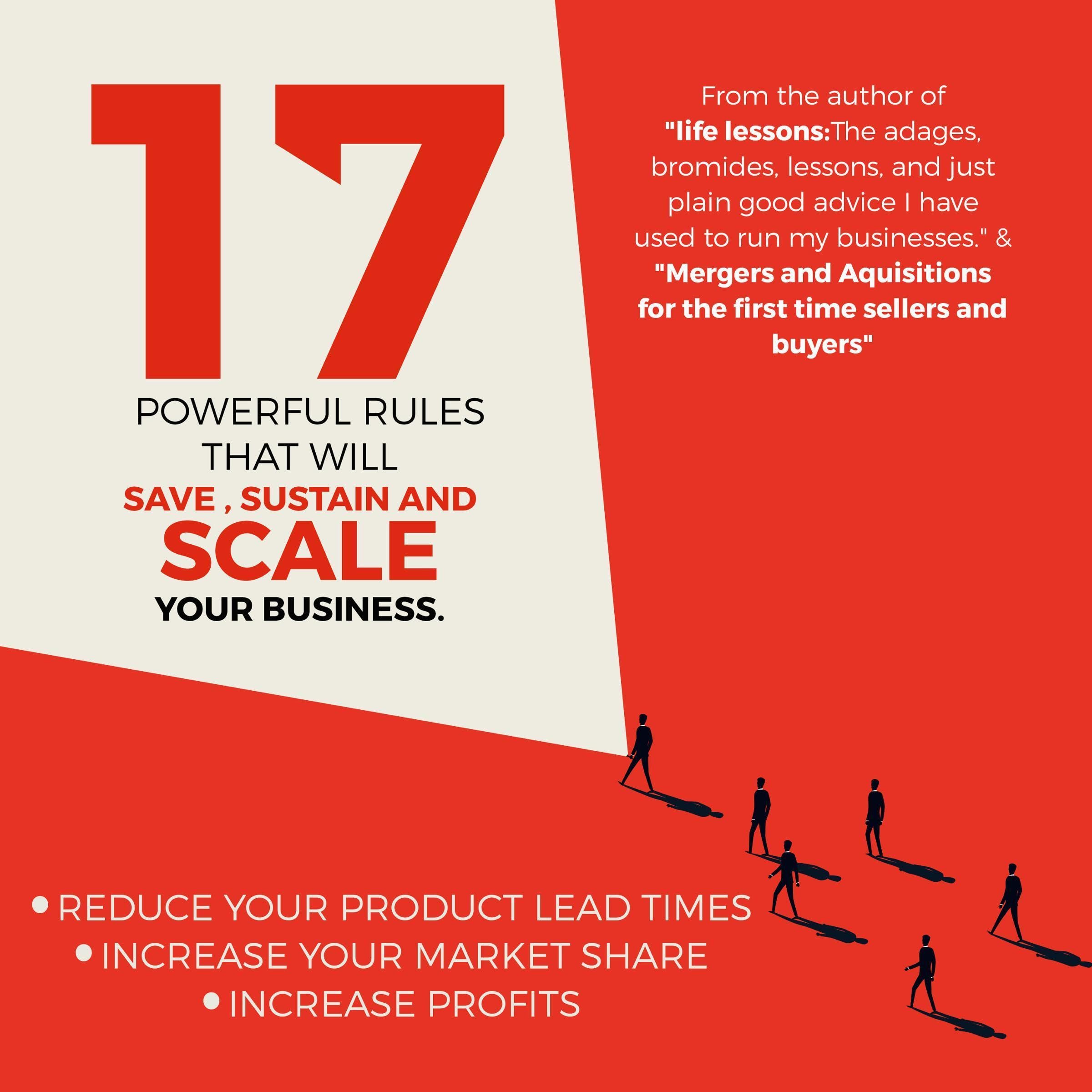 17 Powerful Rules That Will Save, Sustain and Scale Your Business