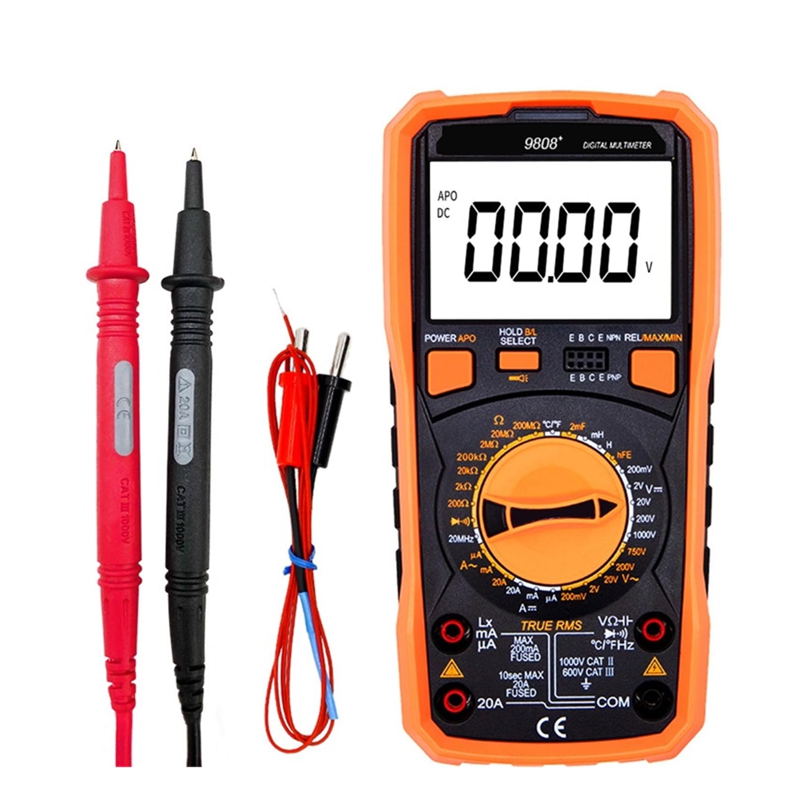 Multimetro Digitale Induttanza 20H Alta precisione Capacimetro Tester Elettricista Strumenti Misurazione a Temperatura a frequenza