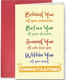 Funny Graduation Card for Him Her, Cute Graduation Card for Family Friends, Graduate Gift for High School College Medical Student, Nurse Graduation Card, Congratulation Card