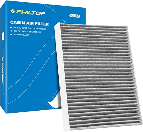 Miniatura 8 de PHILTOP Filtro de aire de cabina, repuesto para CF11809 Silverado 1500 (2014-2018), Sierra 1500 (2014-2018), Escalade 2014-2020, filtro de cabina