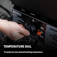 Vista 5 de Masterbuilt MPS 230S - Ahumador de propano, 30 pulgadas, color negro