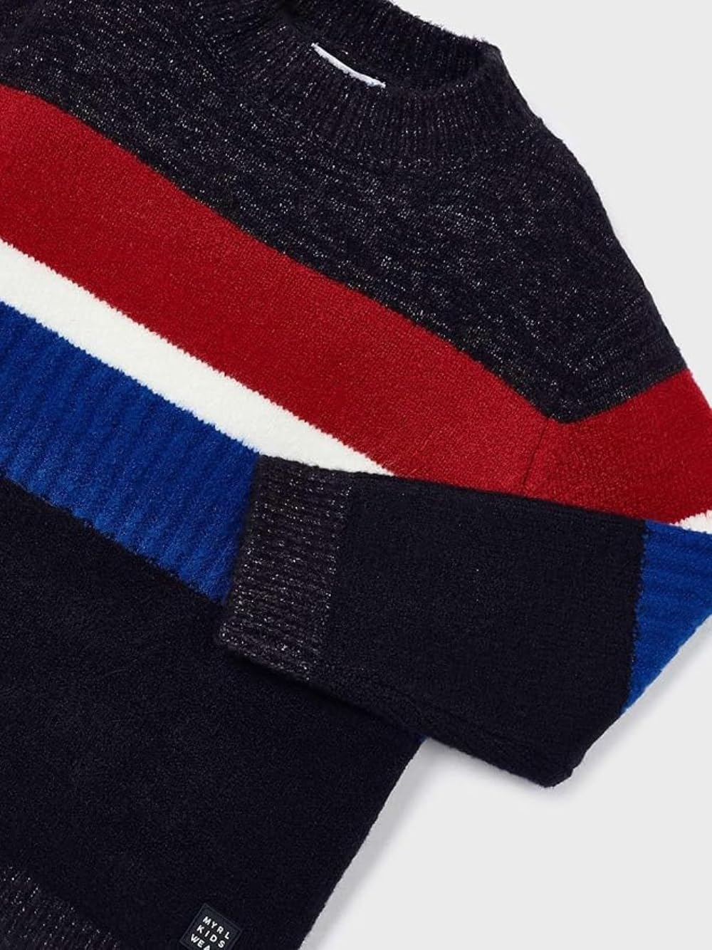 Jersey de punto para niño de mezcla de lana, diseño nórdico, manga larga, estilo casual y elegante, ideal para otoño, invierno y primavera
