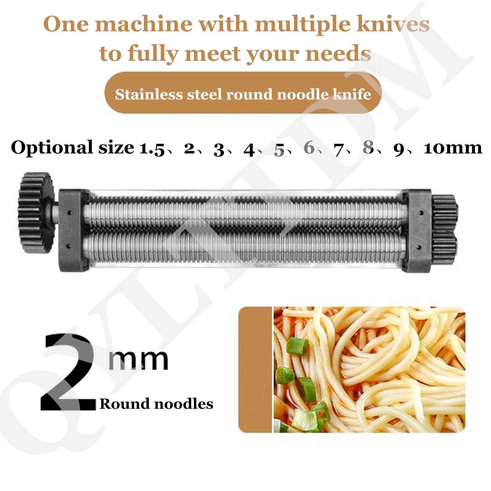 Elektryczna maszyna do makaronu, automatyczna maszyna do prasowania makaronu z wałkiem do makaronu 2200 W, prasa do makaronu spaghetti, wielofunkcyjna prasa do ravioli, w