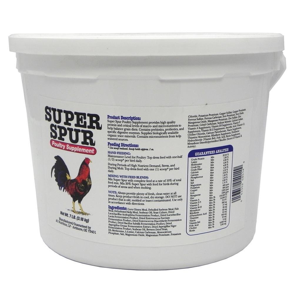 Am Feed 6 Count 888008 Super Spur Chicken Supplement, 1.5 lb