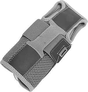 Carpal Tunnel Wrist Support Aluminum Splints Right Hand Left Accelerated Recovery Men Women Breathable Stabilizer Wrist Support for Tendonitis (Grey)