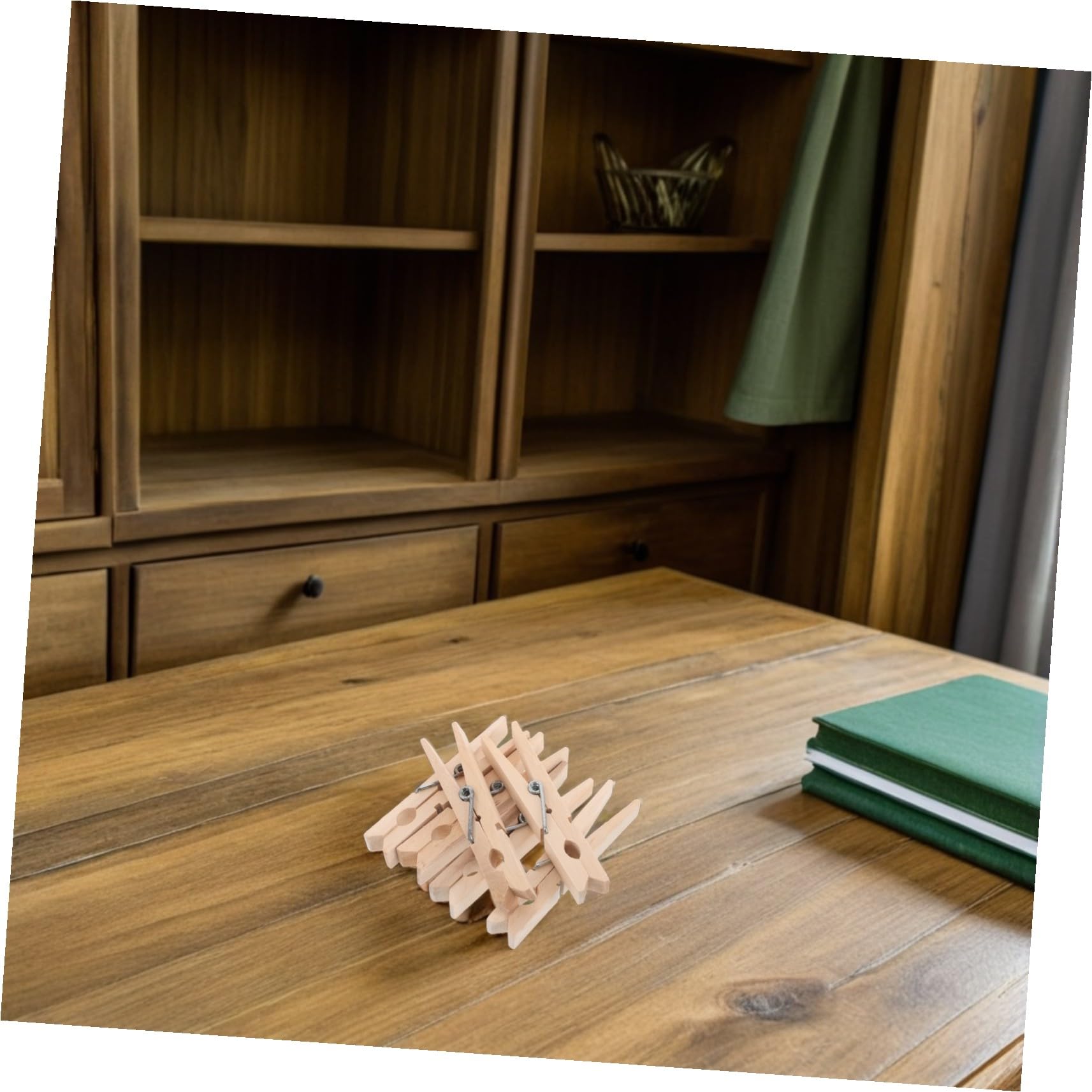 LABRIMP 150 Pezzi Mollette Naturali Multiuso Clip Piccole da Bucato e Resistenti Fermagli per Foto e Delicati per Viaggio e Asciugatura all Aperto