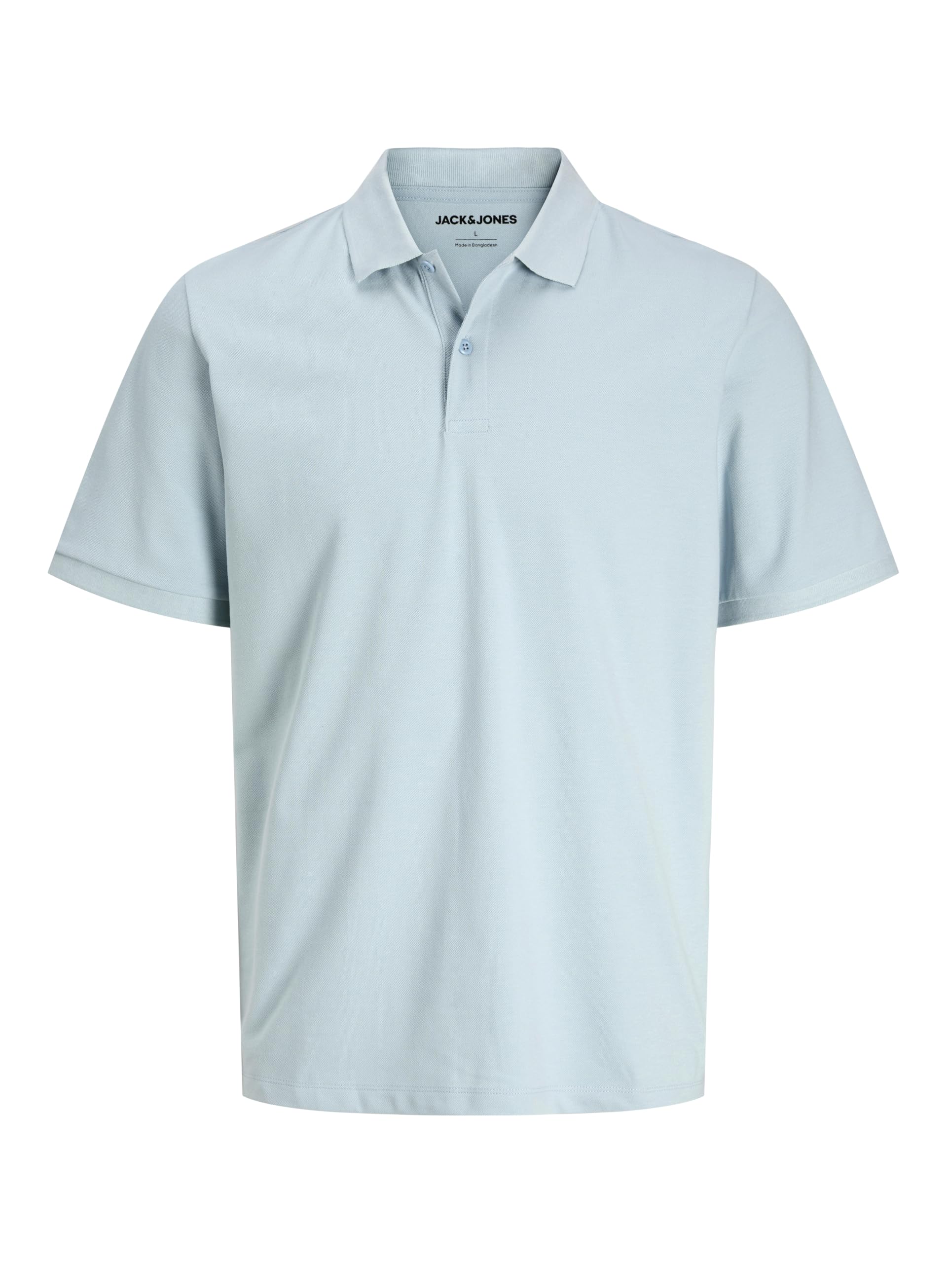 Jack & Jones Men's Celestial Blue Short Sleeve Golf Work Casual Pique Plain Polo T Shirts