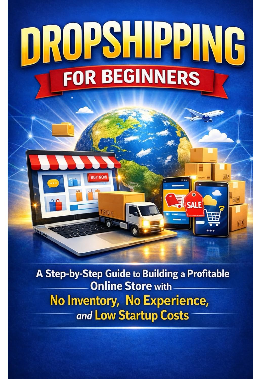 Dropshipping for Beginners: A Step-by-Step Guide to Building a Profitable Online Store with No Inventory, No Experience, and Low Startup Costs