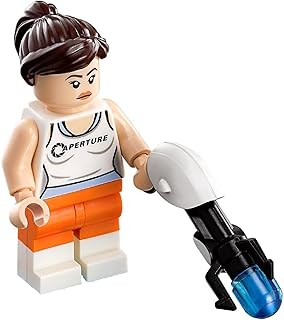LEGO® Portal - Chell Minifigure with Portal Gun