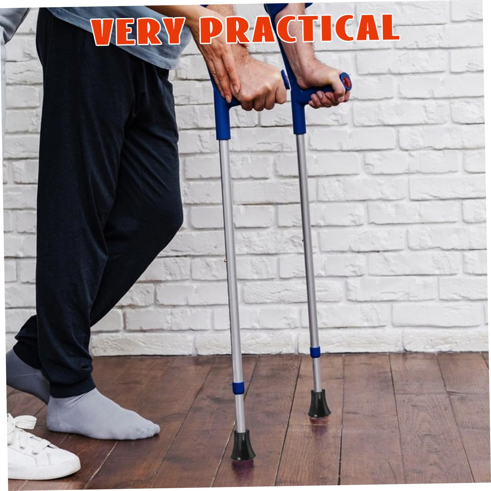 12pièces Embouts De Remplacement Antidérapants Pour Canne Et Crutch Accessoires Pour Randonnée Et Activités Extérieures Couleur Noire