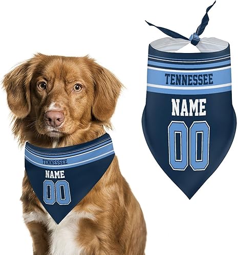 Miniatura 22 de San Francisco - Bandana personalizada para perro, diseño personalizado, nombre, número, bufanda, regalos de fútbol para perros y gatos