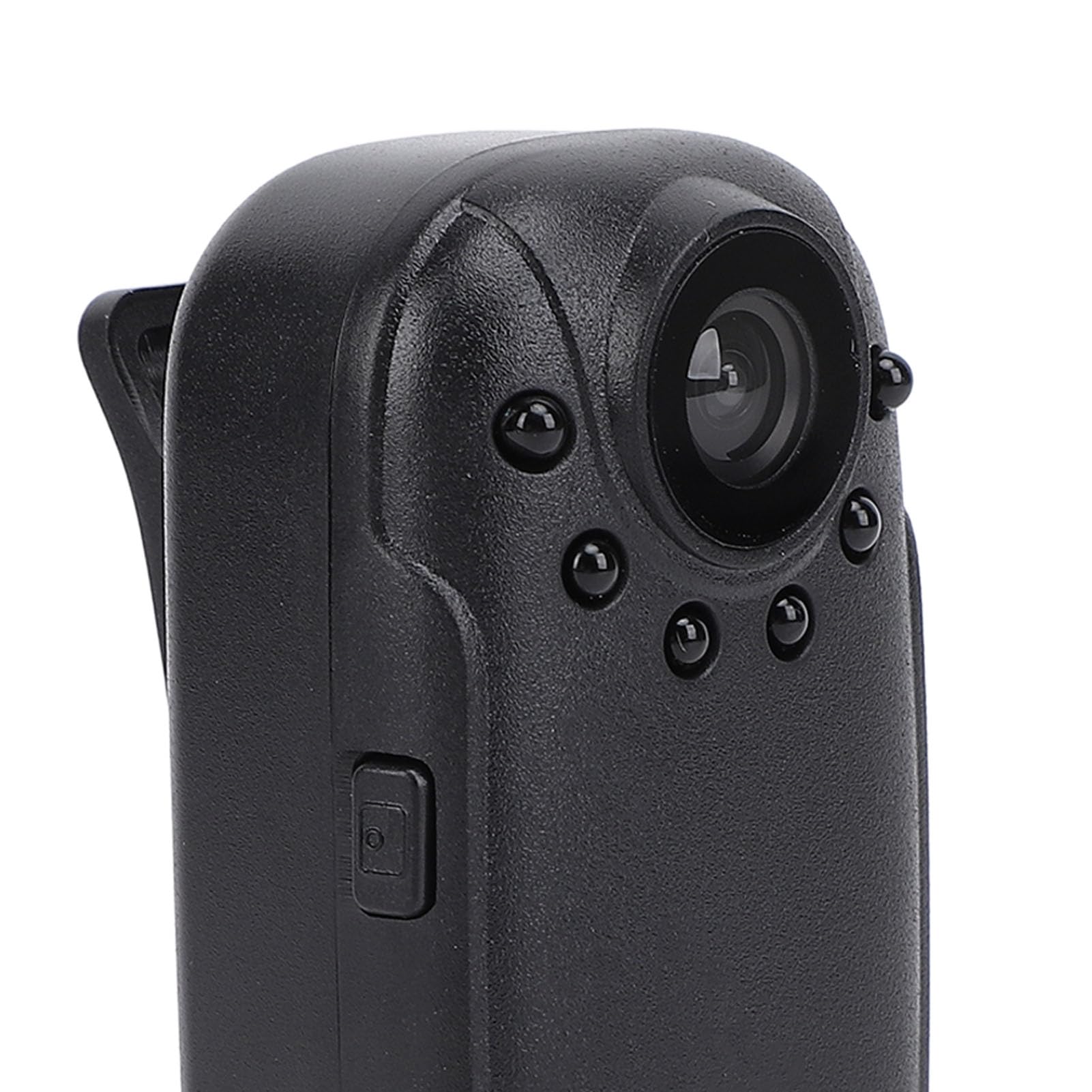 Videocámara Corporal con Clip Portátil, Visión Nocturna Portátil Versátil con Micrófono Incorporado, Gran Angular de 130 Grados para Montar (64GB)