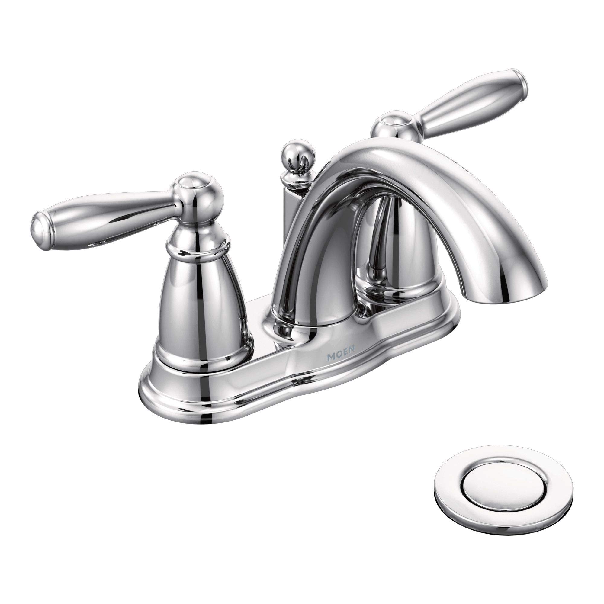 Brantford Two Handle Centerset Bathroom Faucet Finish: Chrome
