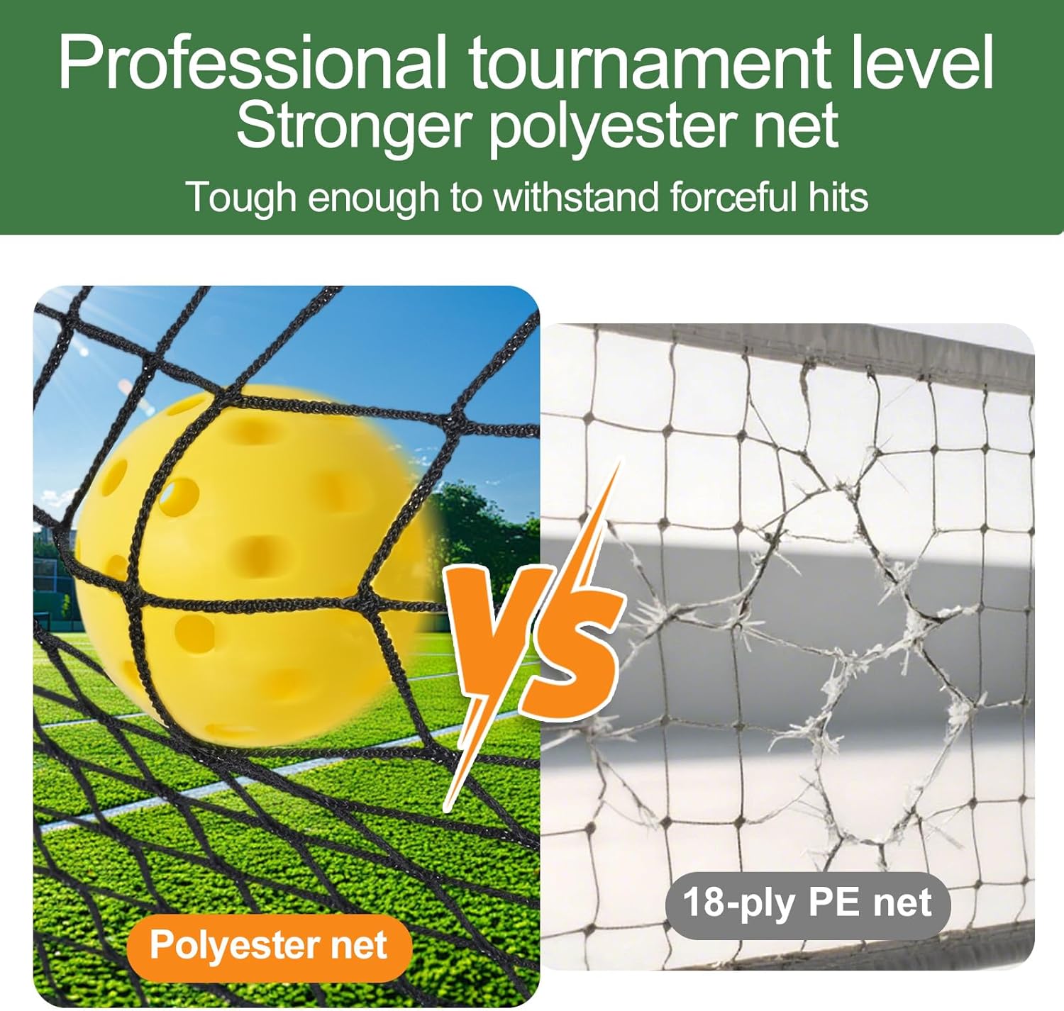 6FT White Mini Pickleball Net, Portable Quick Setup Practice Net for Indoor Outdoor Driveway Dink Shots