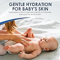 Vista 2 de Vanicream Crema hidratante para bebé, 6 onzas, suave e hidratante loción para bebés con beta-glucano y ceramidas, formulada sin irritantes comunes