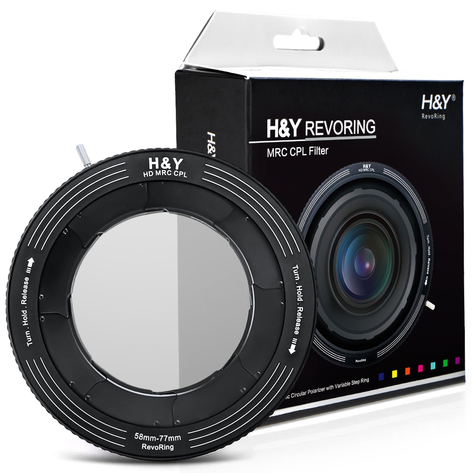 Amazon.com : H&Y RevoRing 58 62 67 72 77mm Polarizing Filter MRC 