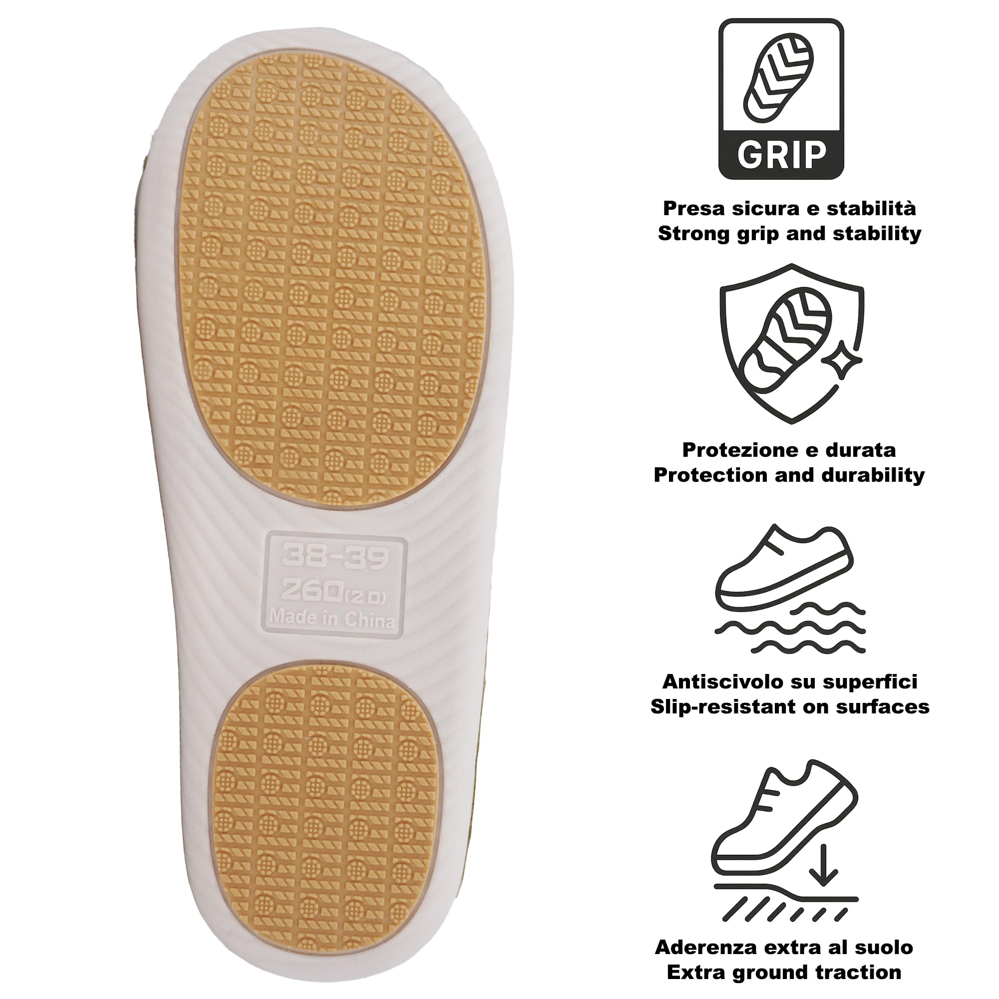 JOMIX Pantofole Donna Invernali con Ricamo Pane e Brioche Ciabatte Pelose Calde da Casa Morbide in Tessuto Suola Antiscivolo TPR