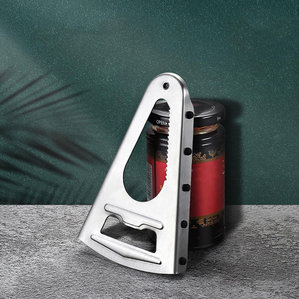 Hemoton Triangular Bottle Opener Beer Bottle Opening Tool can Opener Kitchen Supply 6.29X3.93In Compact Design for Outdoor Picnic Party Bar Use
