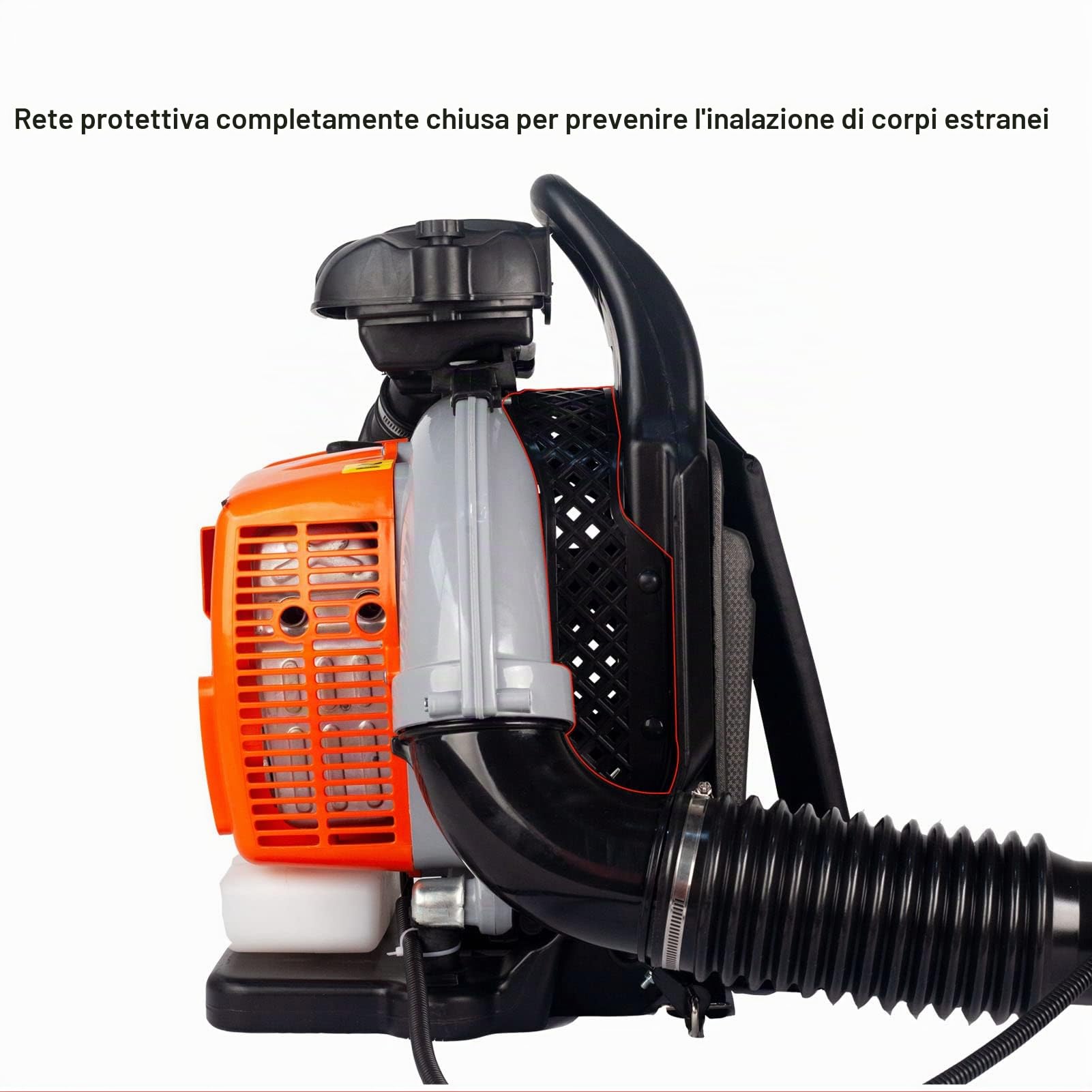 Sgombraneve a Spalla Pneumatica 65cc ad Alte Prestazioni Sgombraneve a Benzina Raffreddata ad Aria 2 Tempi 840CFM 3,8 HP Sgombraneve a Palette Sgombraneve a Neve Sgombraneve a Erba