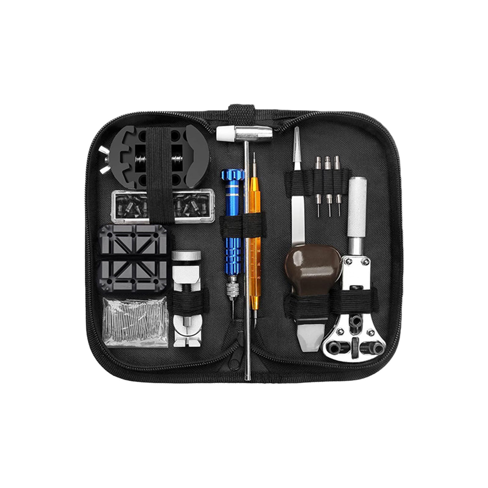 Hsioluted Professional 138Pcs Watch Repair Set Includes Screwdriver Pliers Case Opener Stainless Steel Watchmaker Tool Watch