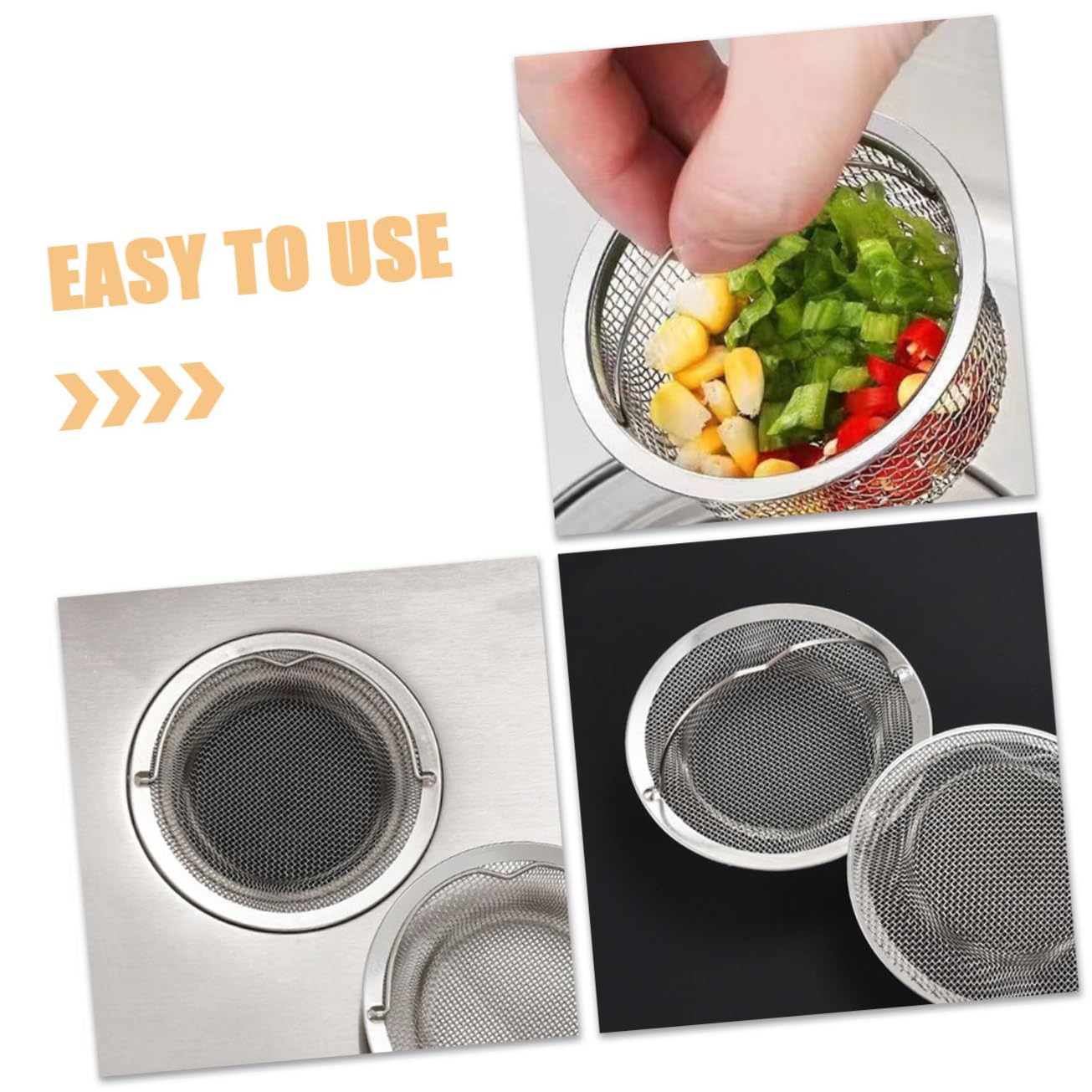 DOITOOL 10stücke Spüle Abflusssiebe Rostfrei Und Dickwandig Effektive Filter Für Küchenspülen Badezimmer Und Waschräume Einfache Installation Und Praktische Handhabung