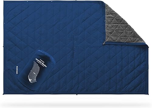 KAMMOK Manta de montaña Forro polar ultra afelpado, resistente al agua, portátil, duradera, para interiores y exteriores (84 x 50 pulgadas), color