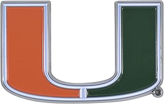FANMATS NCAA 3D Color Metal Emblem, Diecut Team Logo Auto Emblem