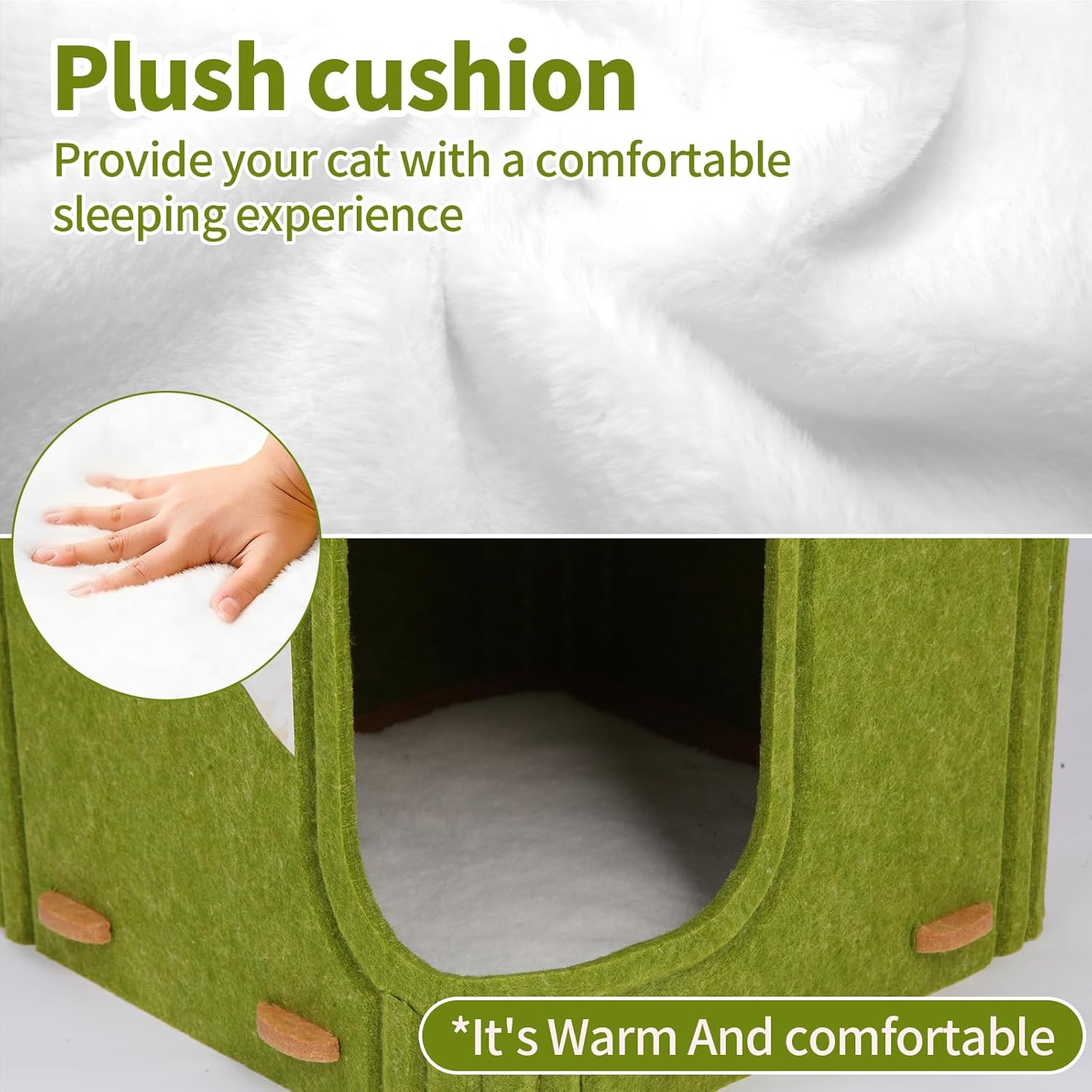 All-Season Double-Layer cat House for Cats