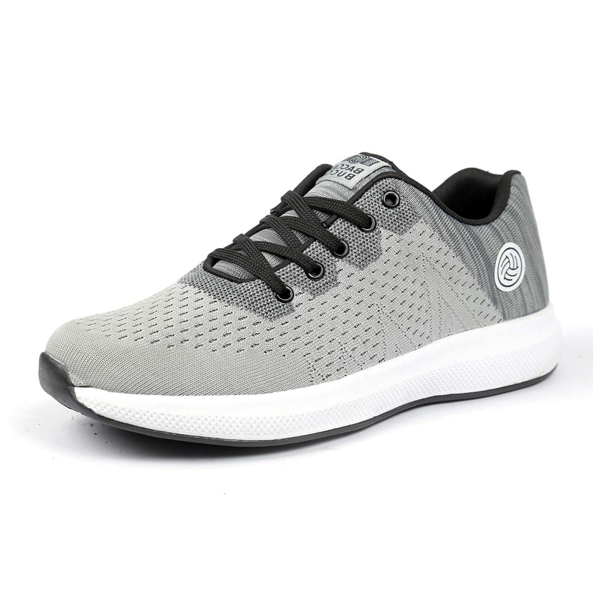 Bacca Bucci® Mens RUNOMATIC Running Shoes, Lightweight Casual Sneakers Workout Sport Athletic Shoes for Training Jogging & Gyming- Grey, Size UK13 (B082Z63QKM) Amazon Price History, Amazon Price Tracker