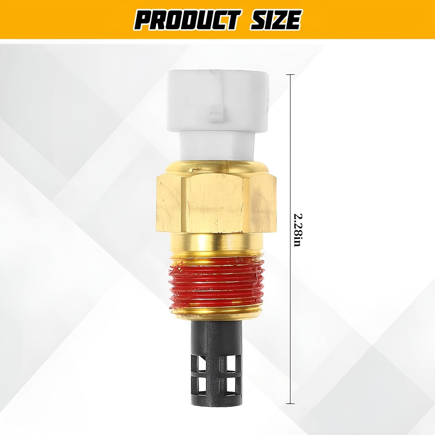 Car Intake Air Temperature Sensor IAT/MAT/ACT Kit, OEM#25036751 Vehicle Sensor Set with Connector Pigtail Harness, Auto Replacement Accessories, Compatible with Century XLR
