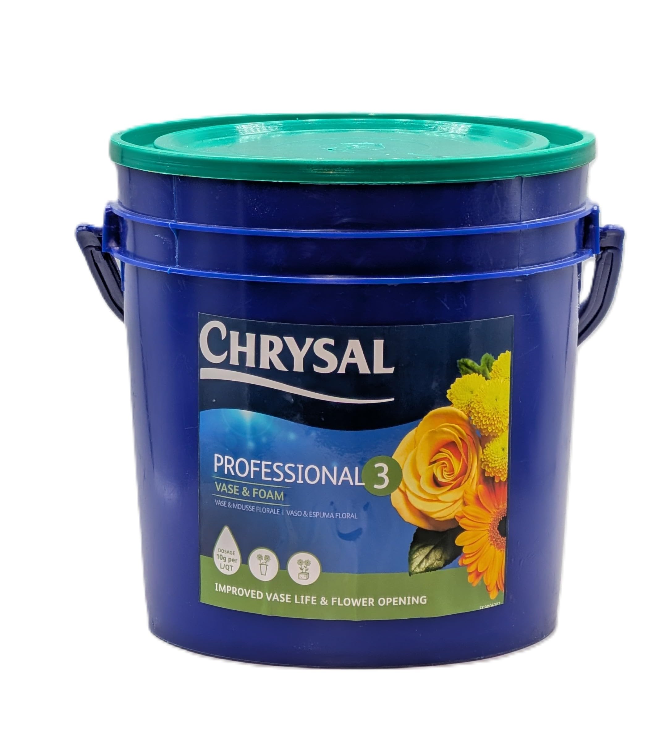 Professional 3 Vase & Foam Powder - Complete Vase Solution for Cut Flowers (1, 5 LB.)