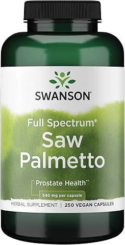 Miniatura 10 de Swanson Saw Palmetto - Suplemento de hierbas que promueve el apoyo a la salud de la próstata masculina - Suplemento natural para el cabello y apoyo