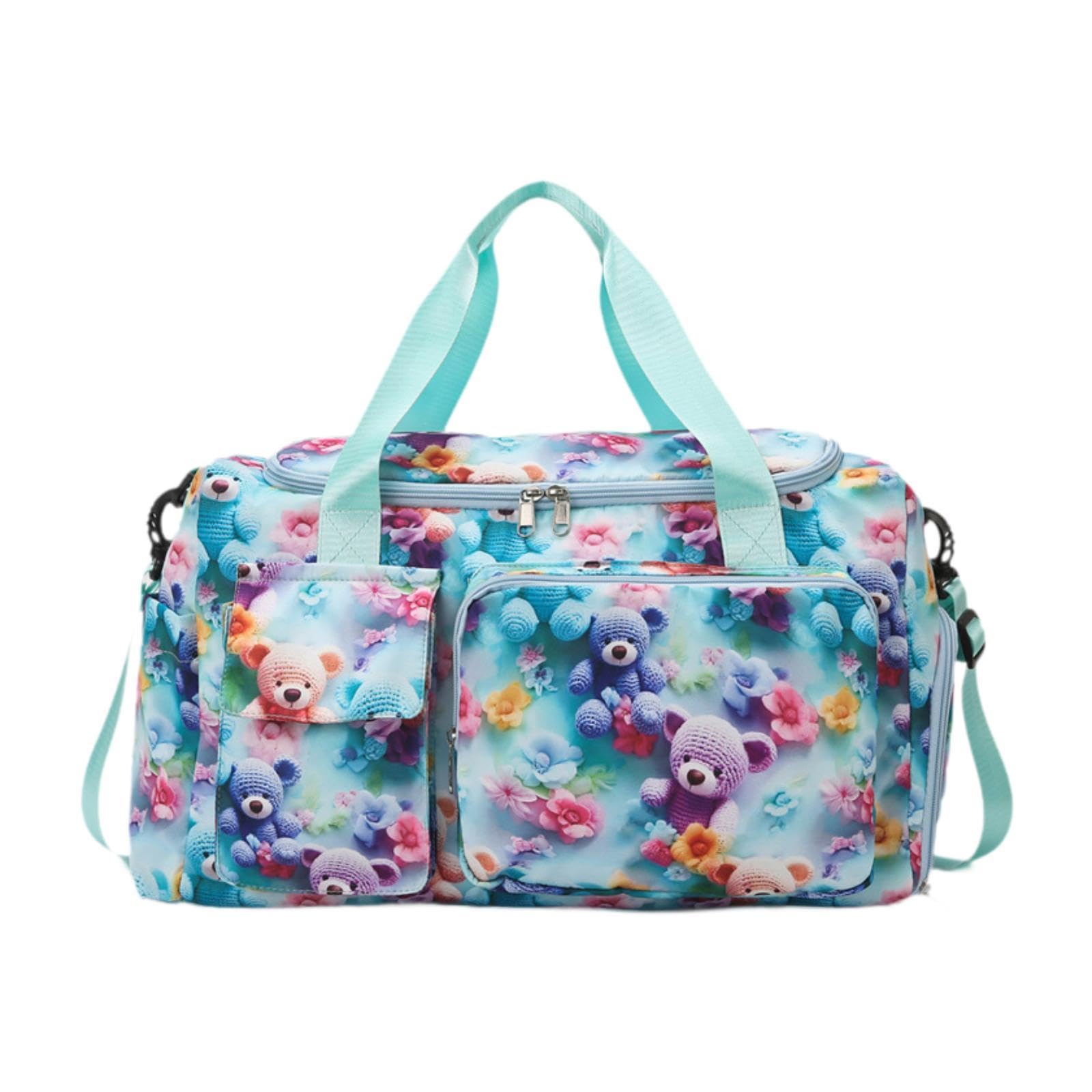 bnf Bnf® Gymnastics Gym Handbag Cute Travel Overnight Bag for Outdoor Camping Workout Green|Clothing Shoes & Accessories|Womens Handbags & Bags-picture-24