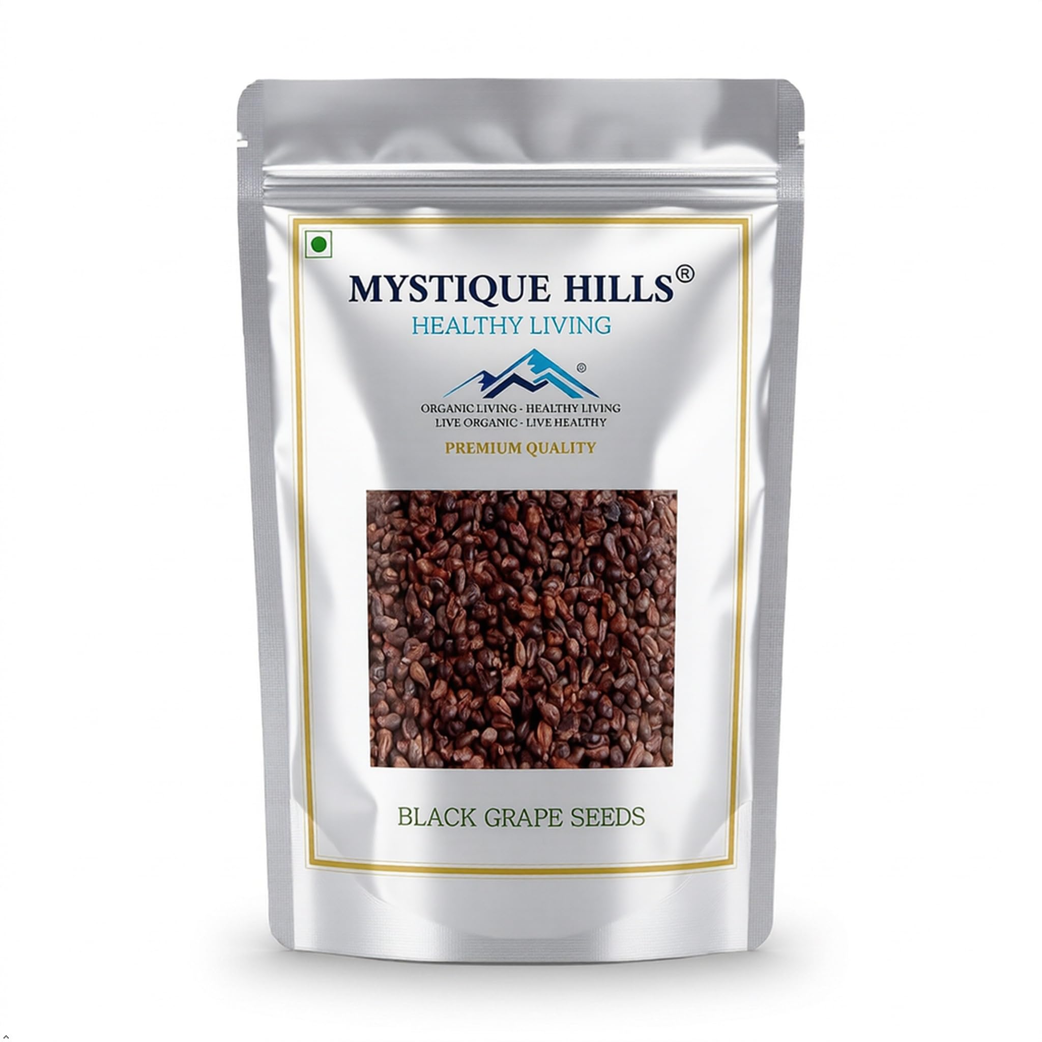Mystique Hills Organic Black grape seeds 200 g-image-5
