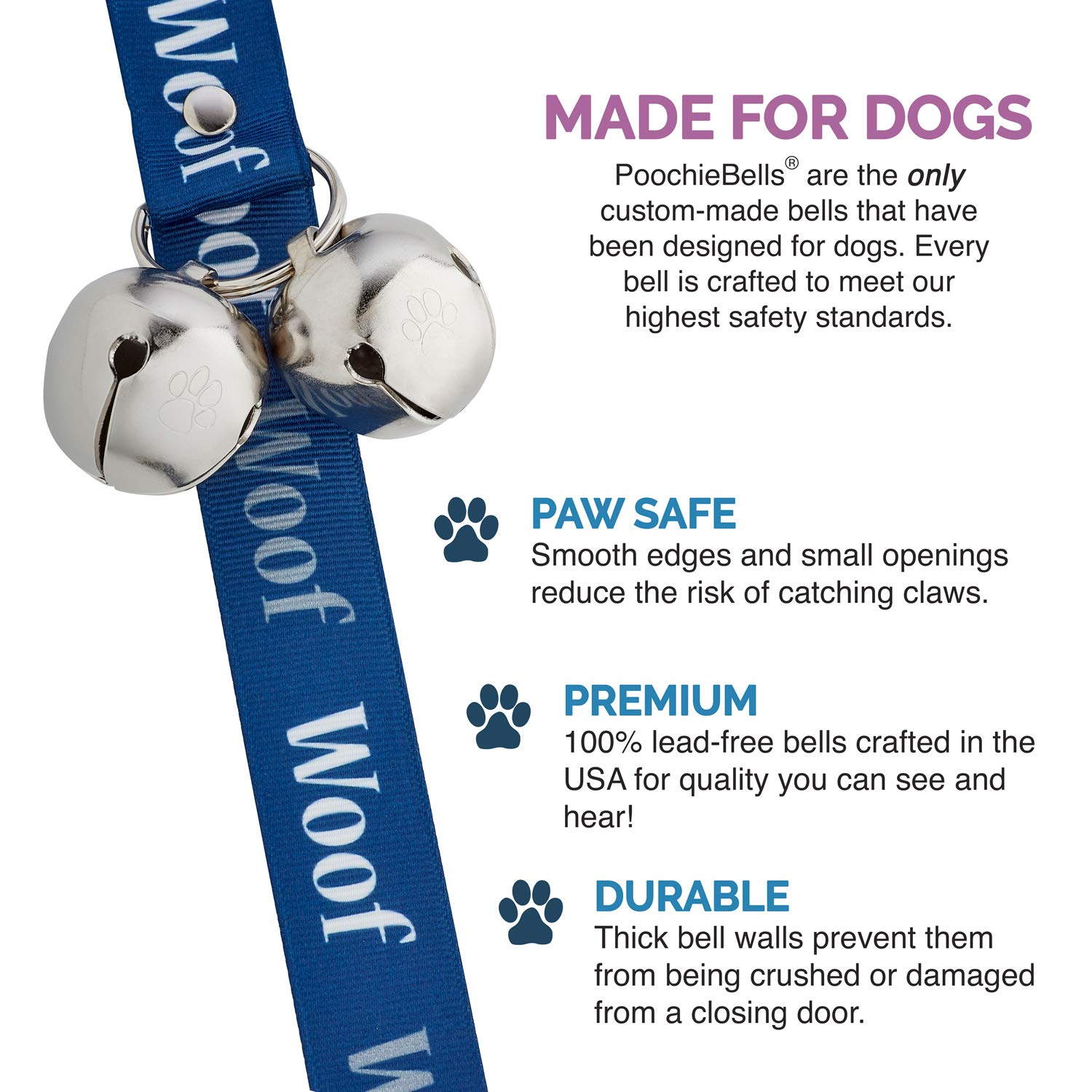 Campanas PoochieBells Para Entrenar Perros - Timbre Original Para Puerta