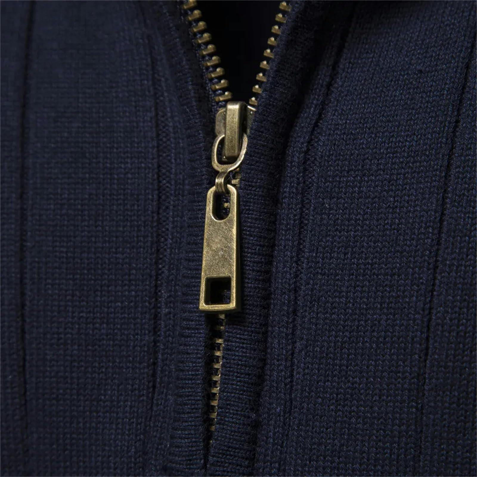 MdybF Maglione Uomo Maglioni Pullover con Cerniera per Uomini Caldi Inverno Colletto Cotone Maglione Masher Maglione